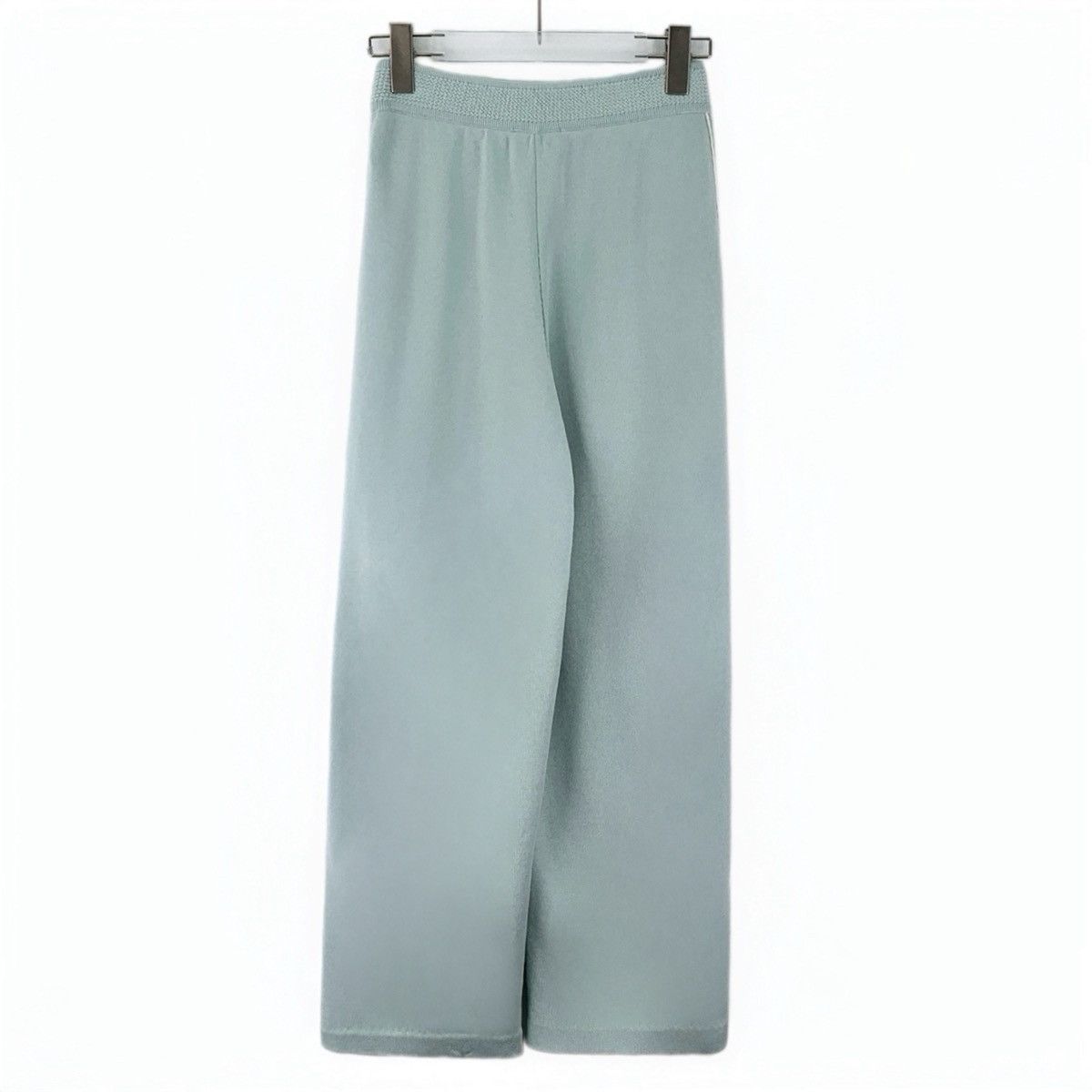 Loro Piana Loro Piana Sky Blue Silk Knit Casual Pants K26WX Size 26" / US 2 / IT 38 - 2 Thumbnail