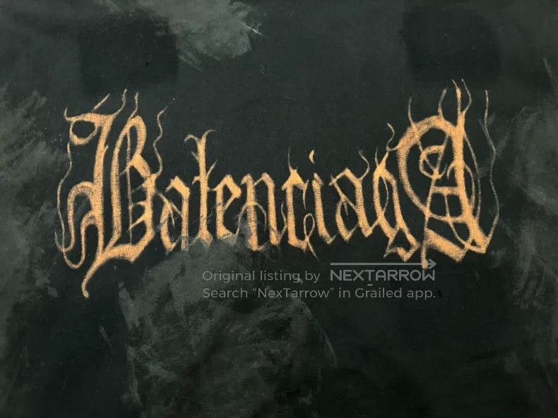 Balenciaga Balenciaga Dyed Sanskrit Short-Sleeve Size US XS / EU 42 / 0 - 4 Thumbnail