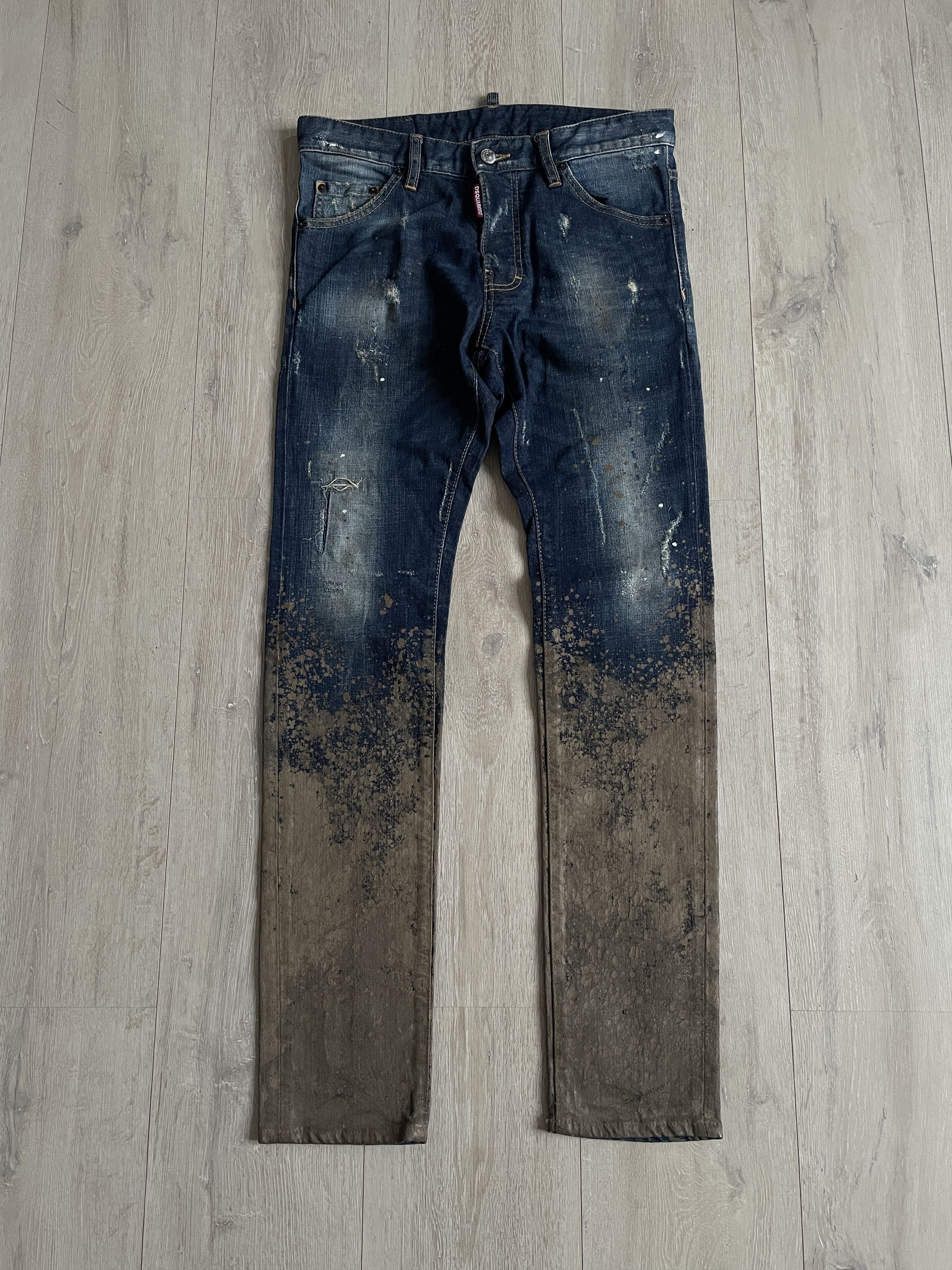 Dsquared2 Dsquared2 AW15 runway mud jeans Size US 29 - 1 Thumbnail