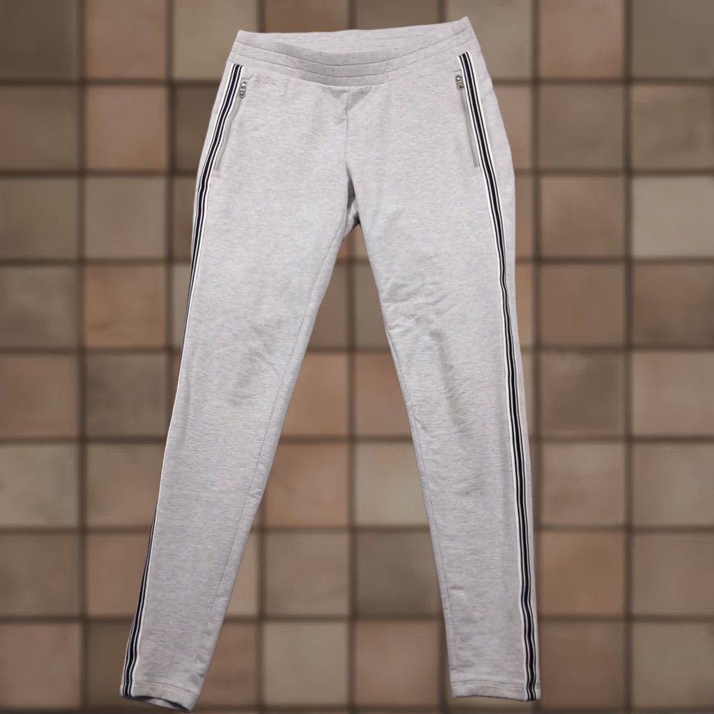 Ralph Lauren Lauren Ralph Lauren Leggings Women's Petite Gray Side Stripe Zip Pockets PS Size 28" / US 6 / IT 42 - 1 Thumbnail