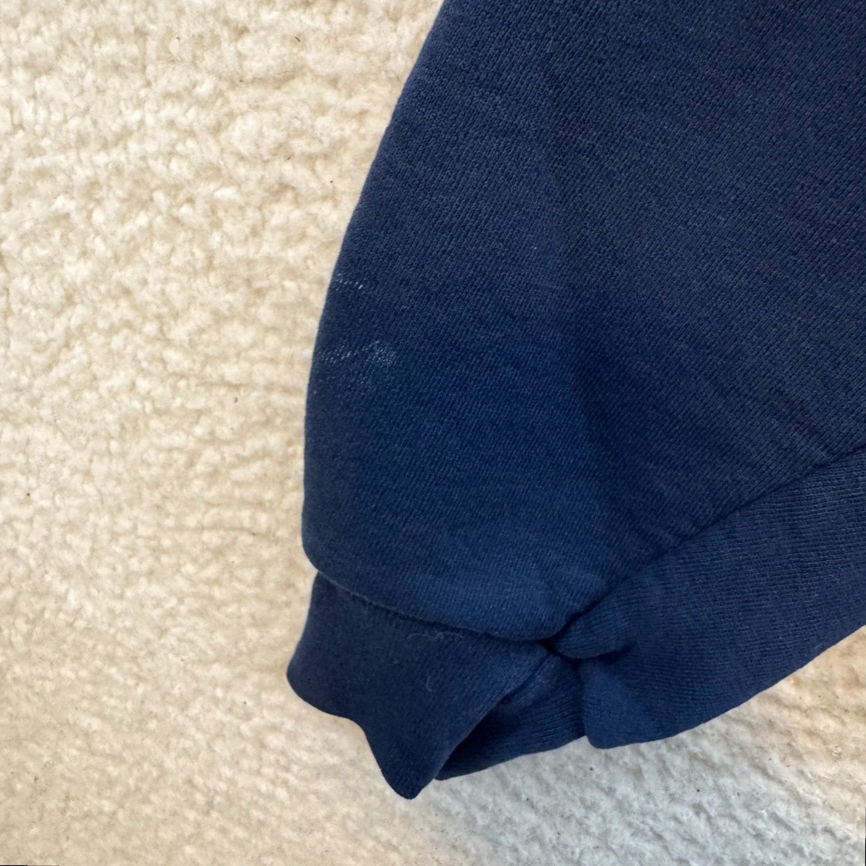 Jerzees VINTAGE Jerzees 1/4 Zip Sweatshirt Sweater Womens Medium Navy Alaska Pullover M Blue Shirt Size M / US 6-8 / IT 42-44 - 7 Thumbnail