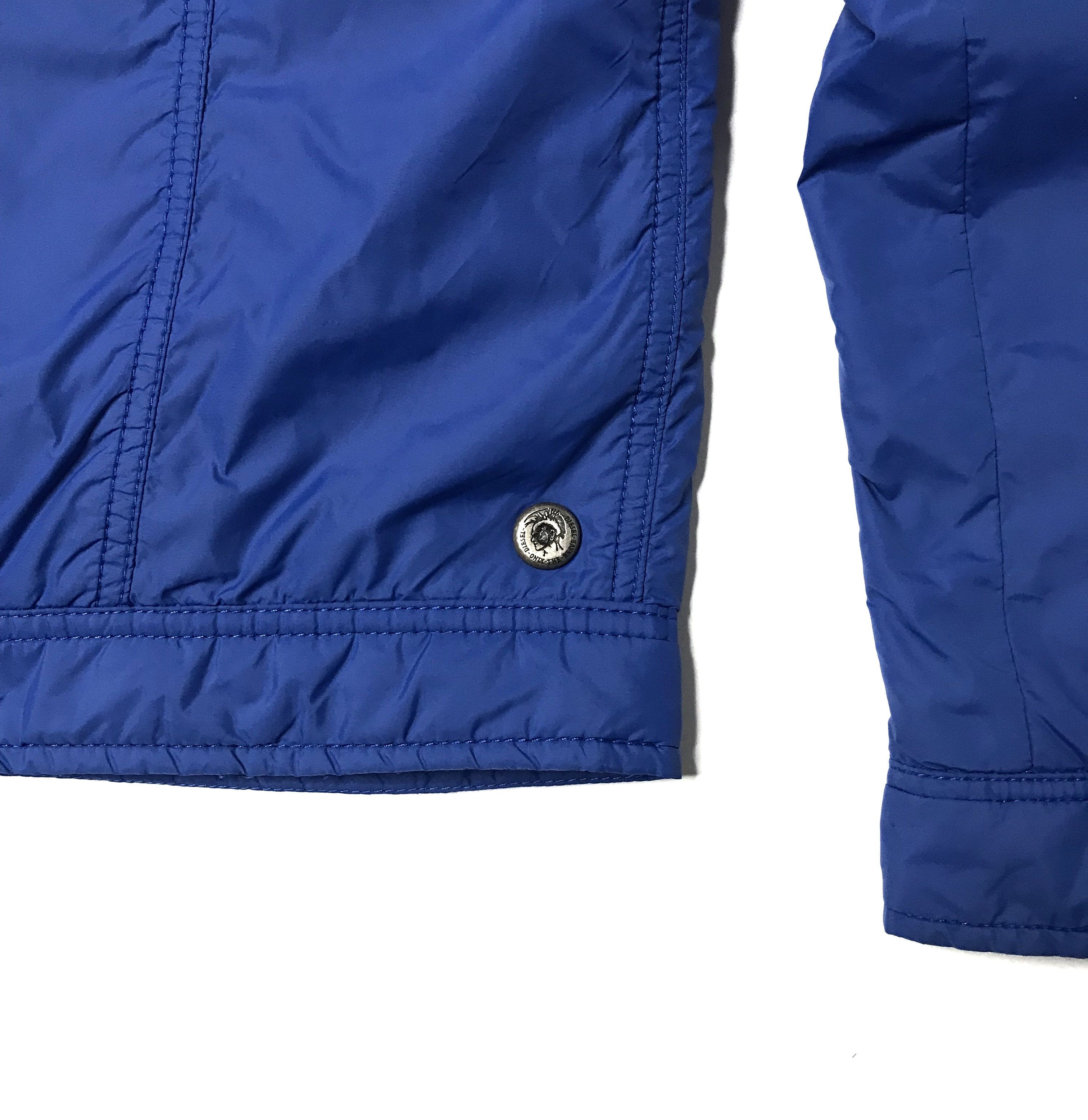 Diesel Diesel Mens Hooded Jacket Blue Teflon Coated Nylon Size US M / EU 48-50 / 2 - 7 Thumbnail