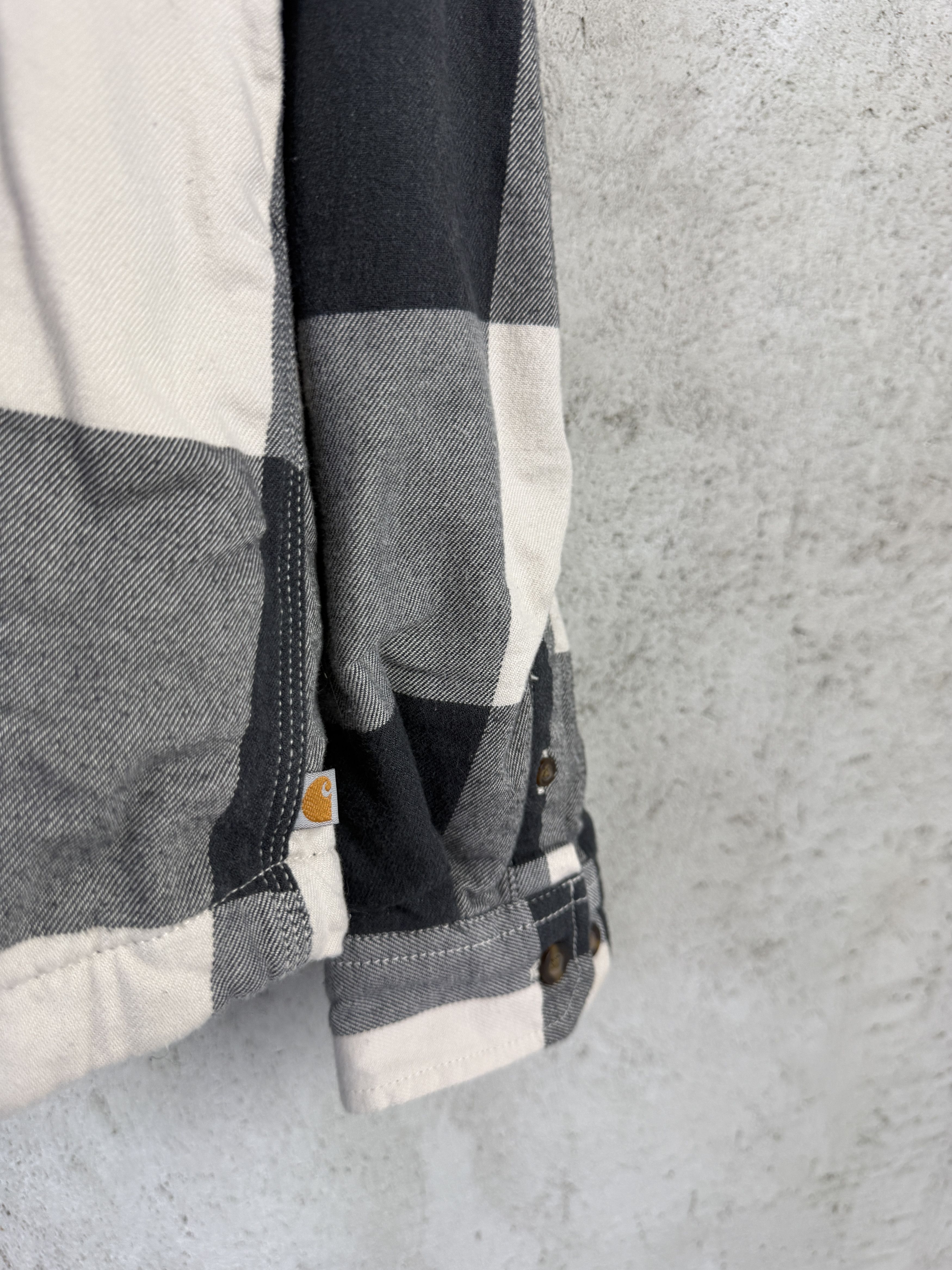 Carhartt Carhartt overshirt shirt button ups fleece skate rap Size L / US 10 / IT 46 - 3 Thumbnail