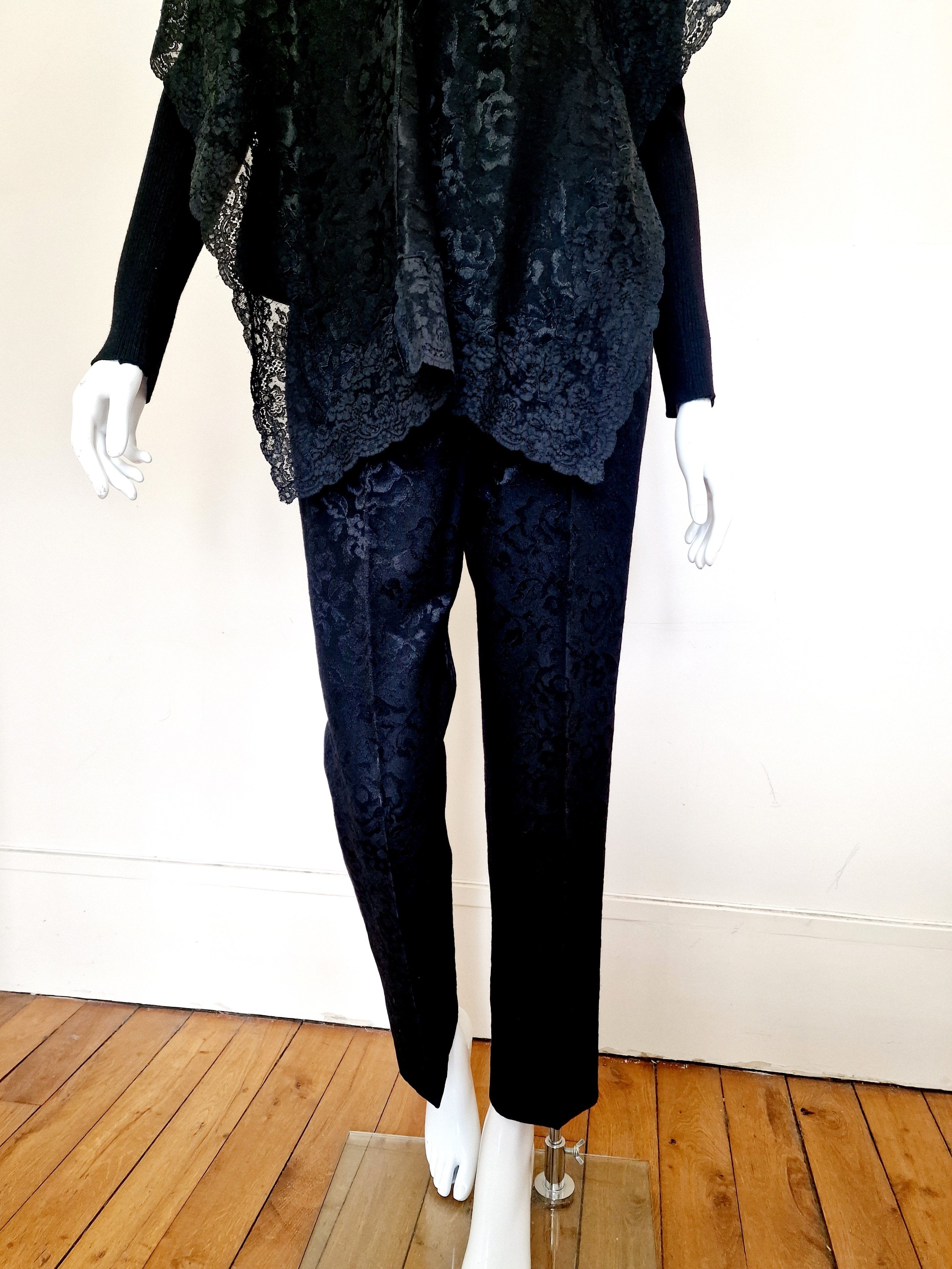 Dior Christian Dior 1998 Galliano Lace Mourning Veil Dress Suit Size M / US 6-8 / IT 42-44 - 4 Thumbnail