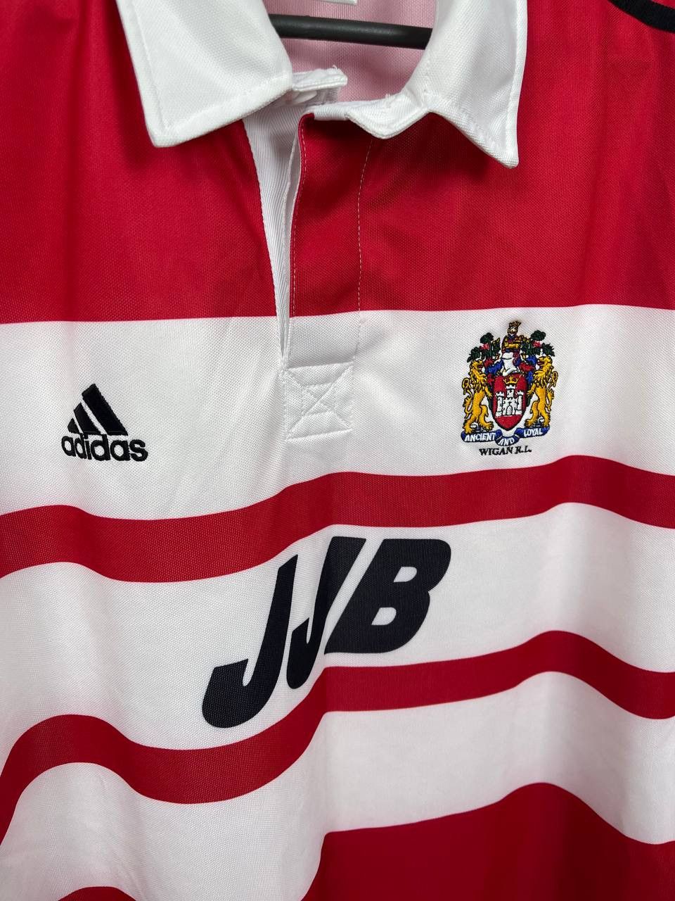 Adidas MENS ADIDAS RUGBY LEAGUE WIGAN WARRIORS 2000/2001 SIZE XL Size US XL / EU 56 / 4 - 3 Thumbnail