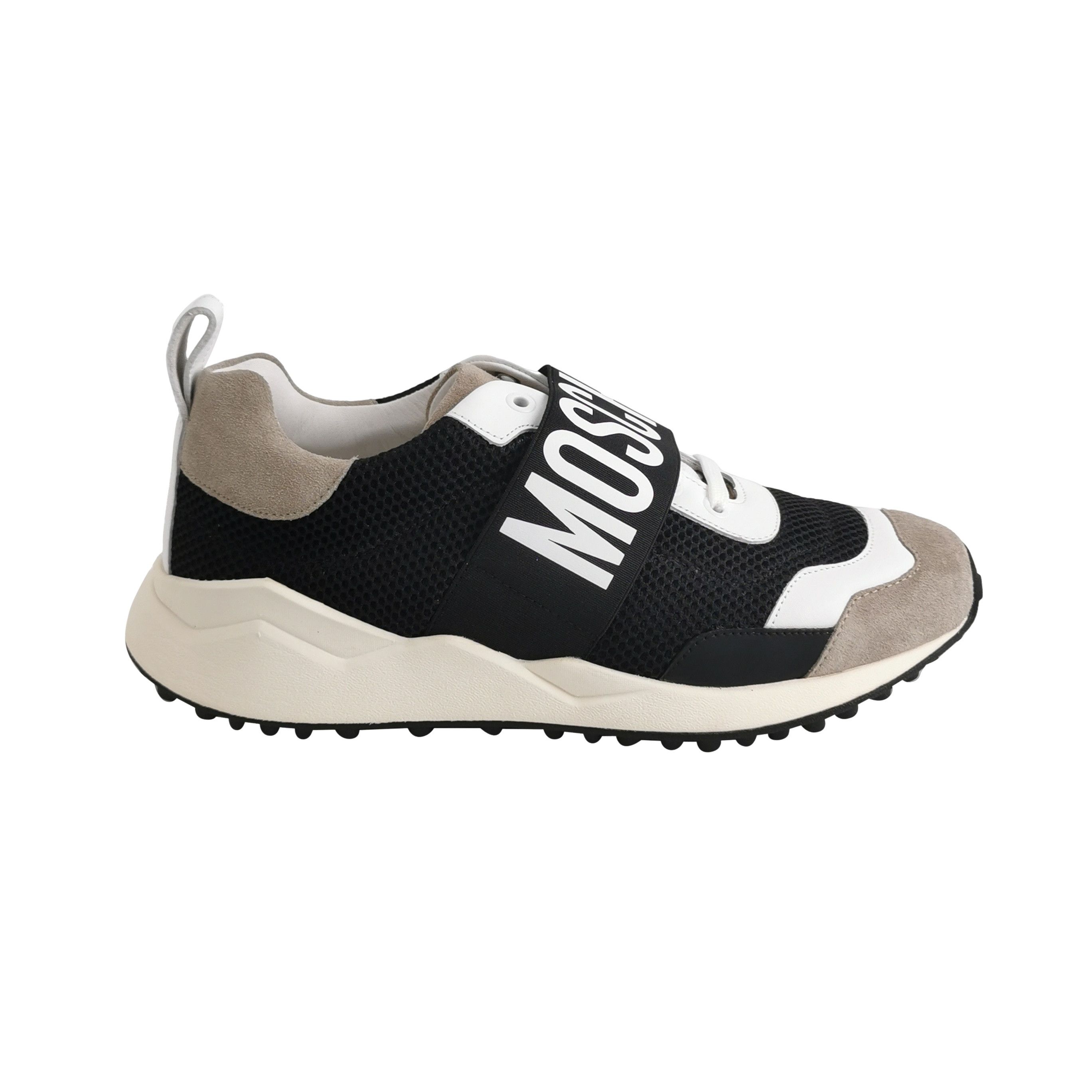 Moschino Moschino Logo Mesh Panel Sneakers 41 Size US 8 / EU 41 - 1 Thumbnail
