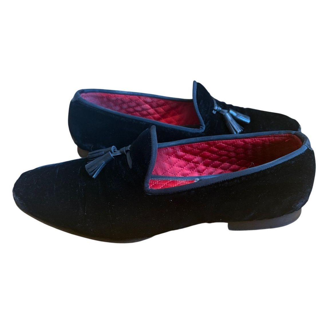 Tom Ford Tom Ford Black Velvet Tassel Loafers Size US 12 / EU 45 - 5 Thumbnail