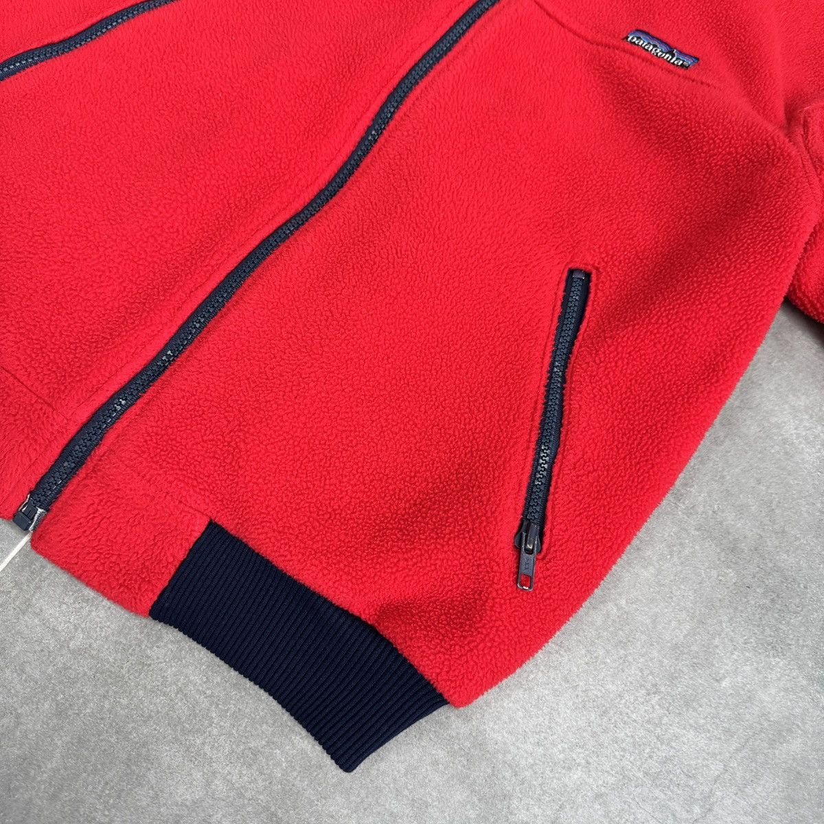 Patagonia Vintage Patagonia Zip Fleece Jacket Red Size S Size US S / EU 44-46 / 1 - 7 Thumbnail