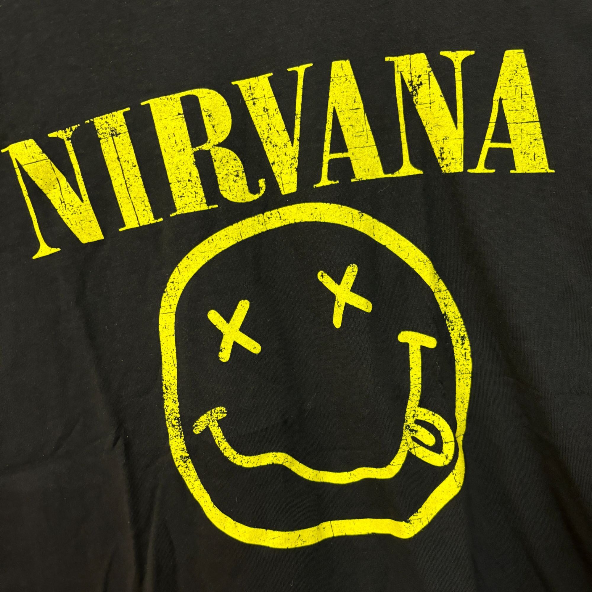 Nirvana Nirvana Never Mind Smiley Face grunge Rock Tshirt size large Size US L / EU 52-54 / 3 - 4 Thumbnail