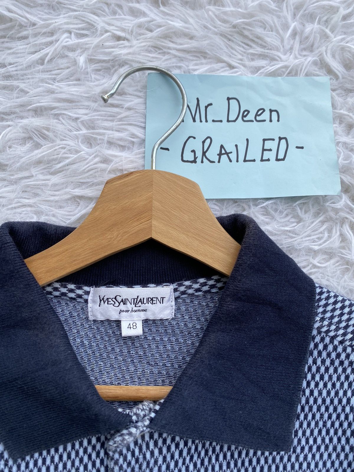 Yves Saint Laurent Rare Vintage Yves Saint Laurent YSL Pour Homme Shirt Size US M / EU 48-50 / 2 - 7 Thumbnail