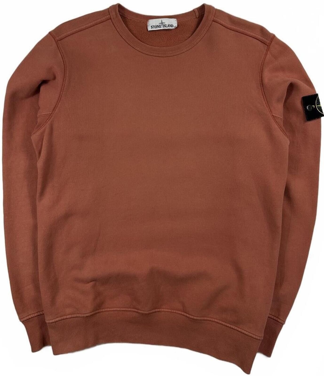 Stone Island Stone Island Cotton Jumper / Sweatshirt Rust Orange Small Size US S / EU 44-46 / 1 - 1 Thumbnail