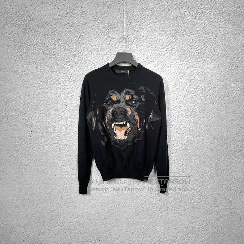 Givenchy Givenchy Classic dog head wool knit sweater crewneck Size US XS / EU 42 / 0 - 1 Thumbnail