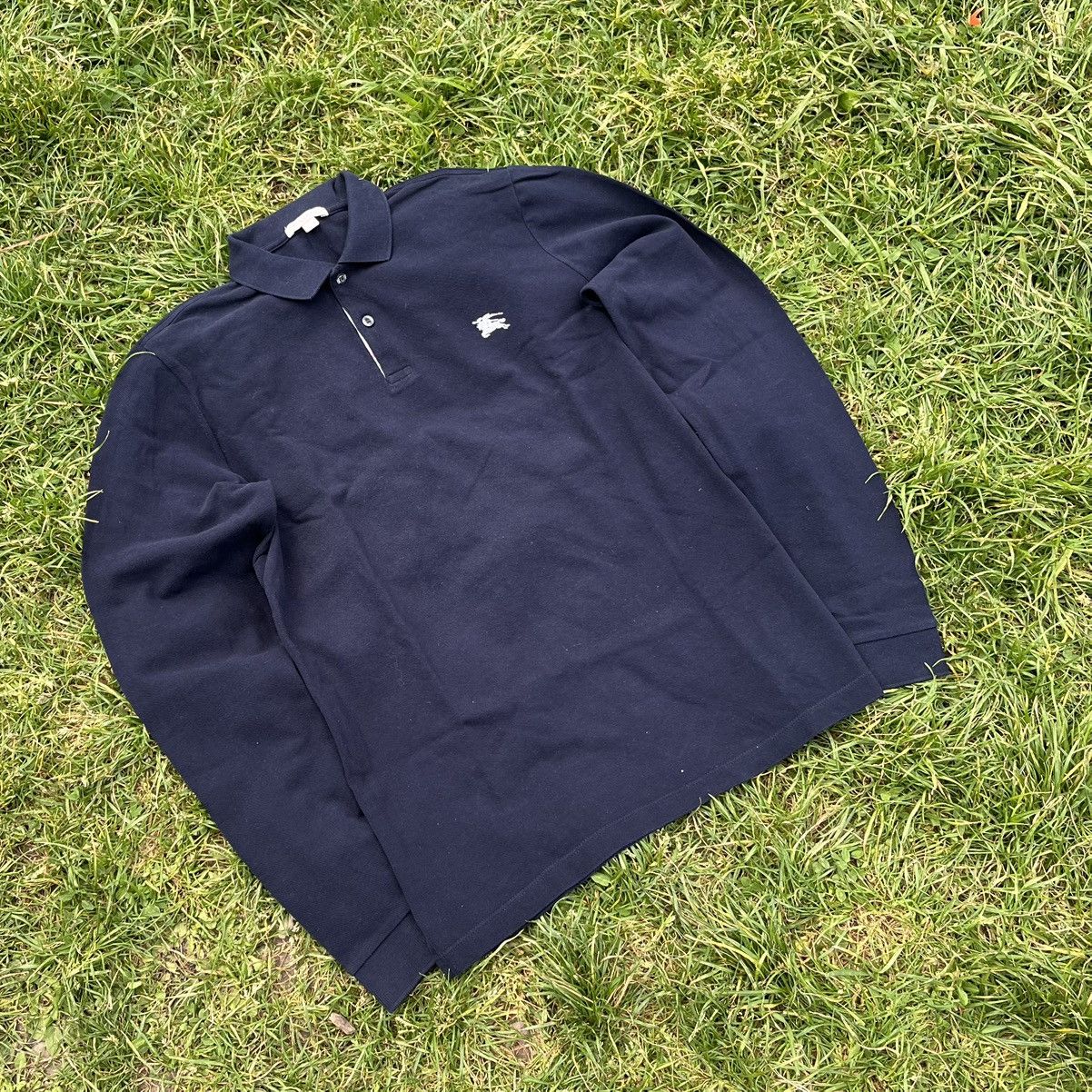Burberry × Vintage Veste Burberry Vintage Blue 90’s Size US L / EU 52-54 / 3 - 2 Thumbnail