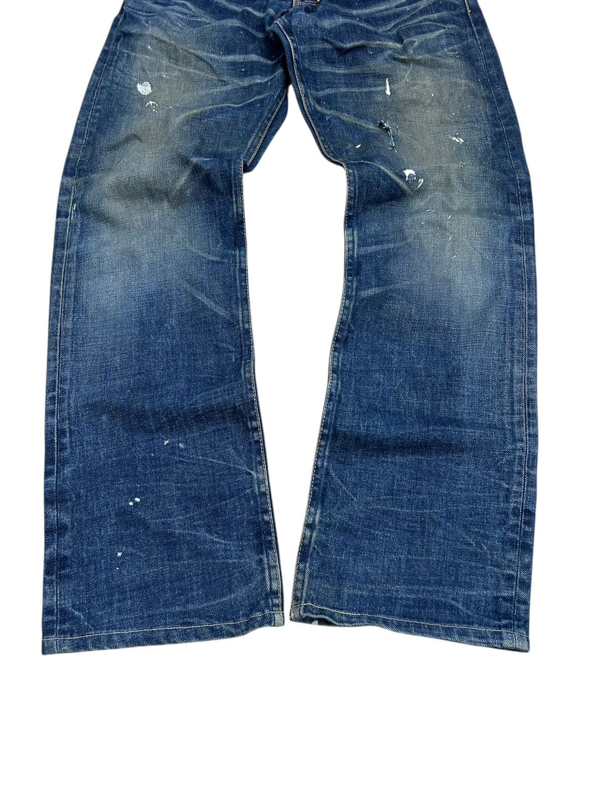 Japanese Brand × Vintage Nippon Japan Made Jean Statement Pants Splatter Painter Size US 31 - 3 Thumbnail