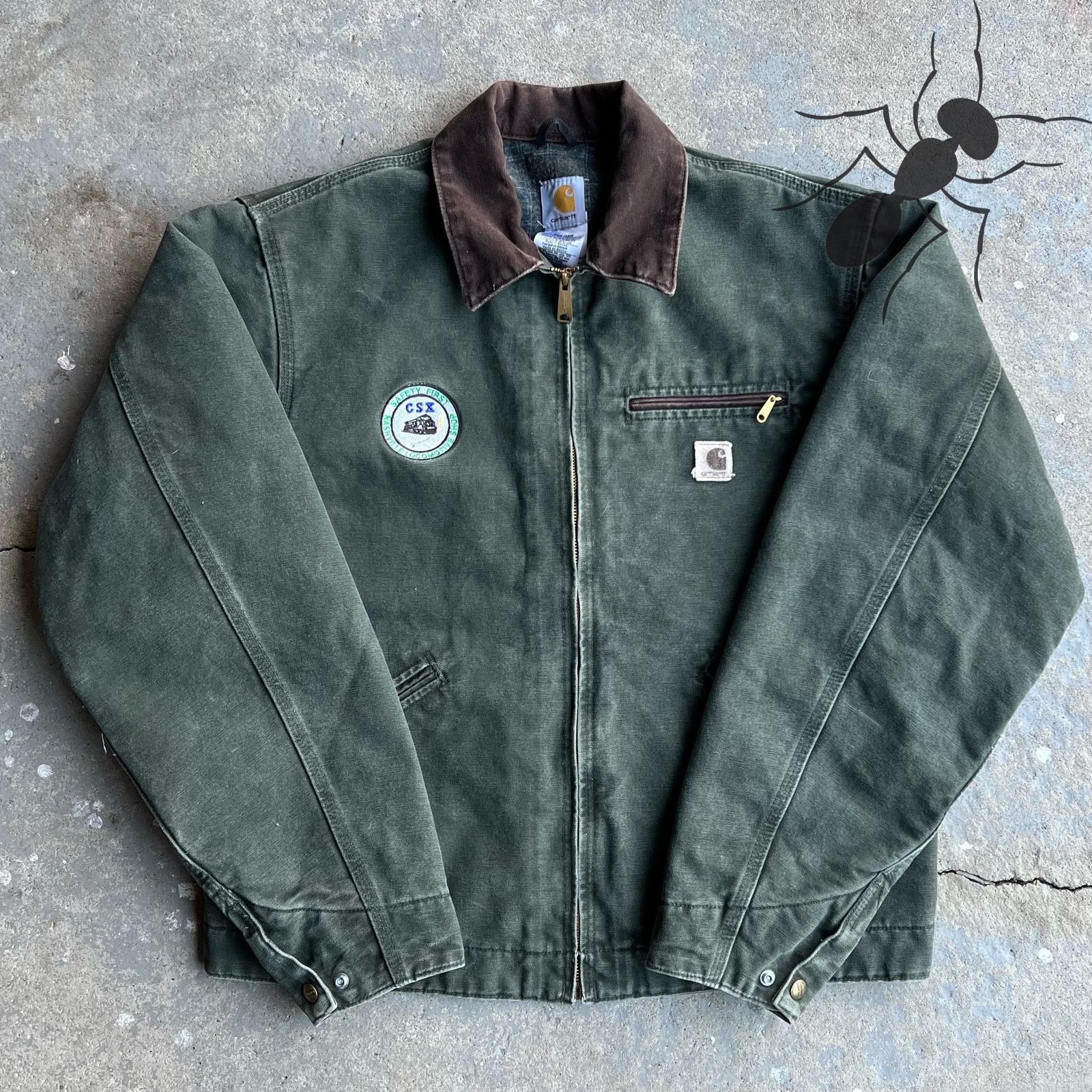 Carhart Detroit J 97 Jacket Moss Green | Grailed