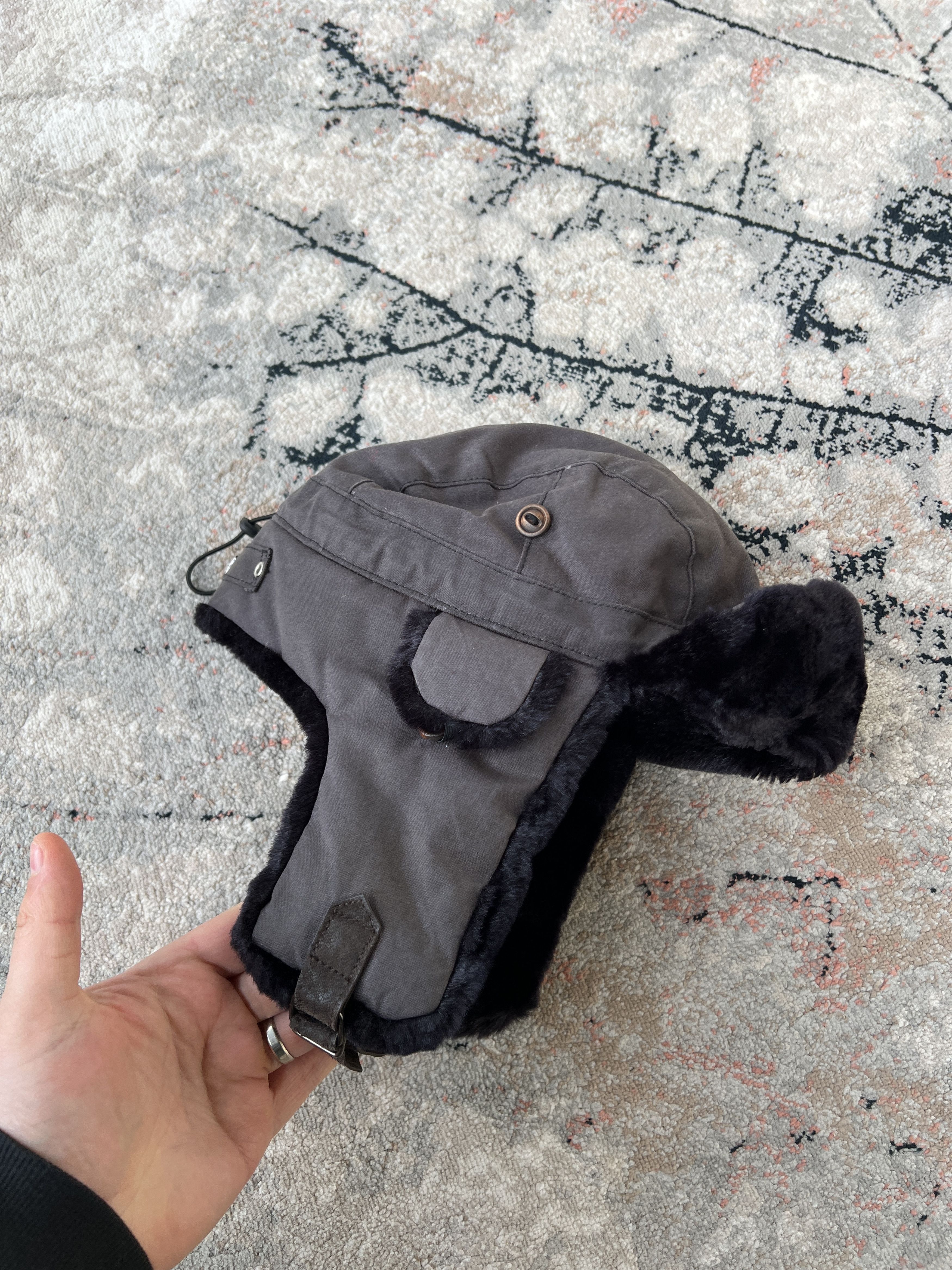 Strellson Strellson Waxed Bomber Hat Size ONE SIZE - 3 Thumbnail