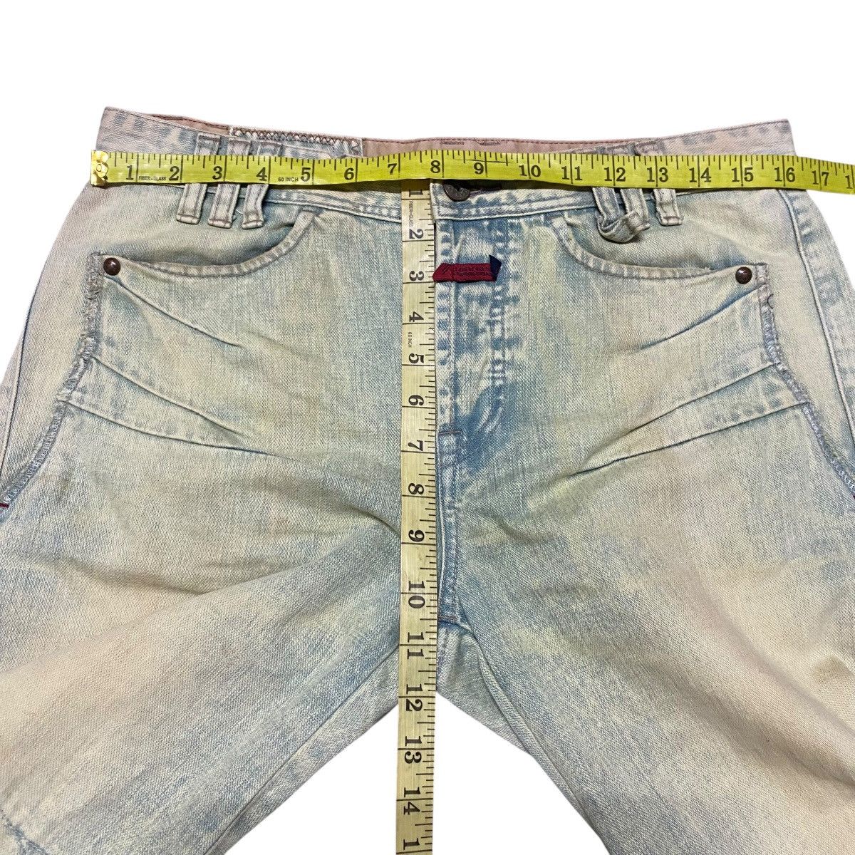 Marithe + Francois Girbaud Marithe Francois Girbaud Denim Mudwash Baggy Jeans Size US 32 / EU 48 - 16 Thumbnail