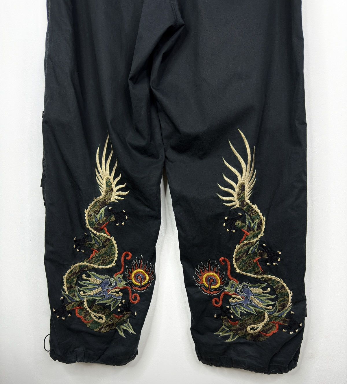 Maharishi Maharishi Combat Parachute Pants with Embroidered Dragons Size US 36 / EU 52 - 2 Thumbnail