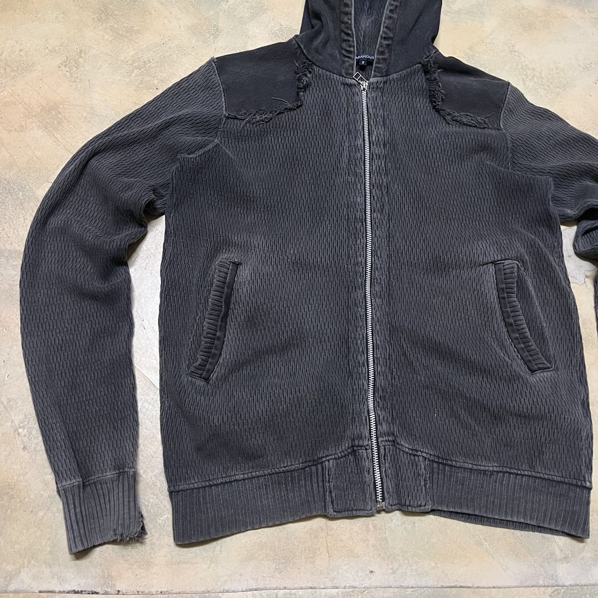 ABAHOUSE Abahouse Japanese Brand Distressed Style Hoodie Avant Garde Size US S / EU 44-46 / 1 - 4 Thumbnail