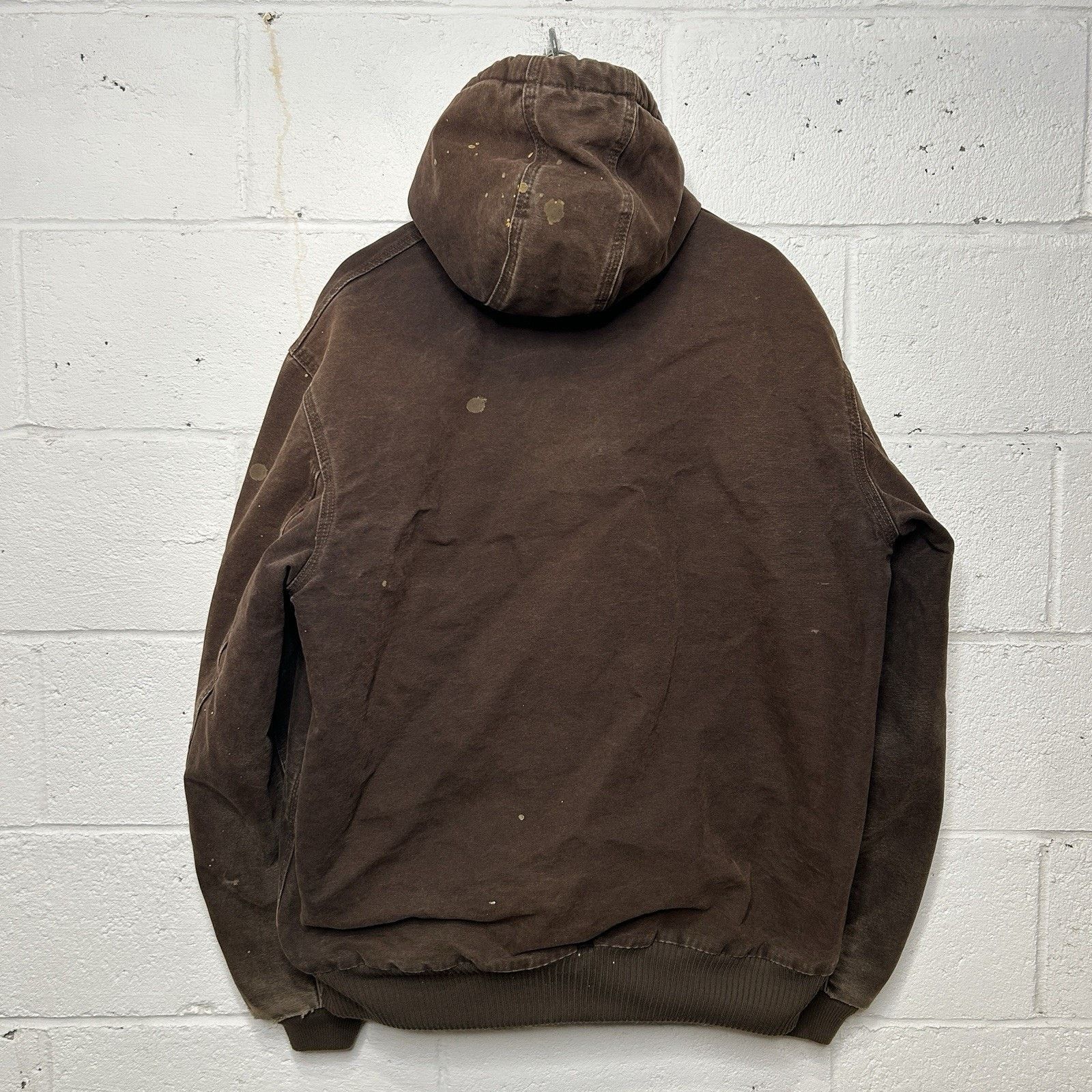 Carhartt Vintage Carhartt Hooded Active Jacket “Dark Brown” J130 DKB Size US L / EU 52-54 / 3 - 2 Thumbnail