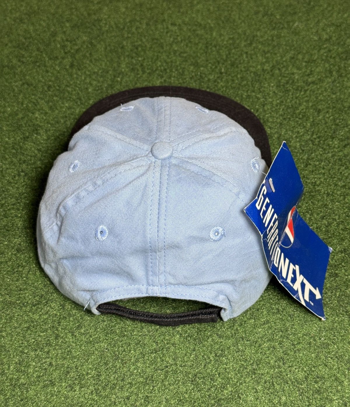 Pepsi × Vintage Vintage 90s Pepsi Cola Retro Baby Blue Snapback Cap Hat Size ONE SIZE - 3 Thumbnail