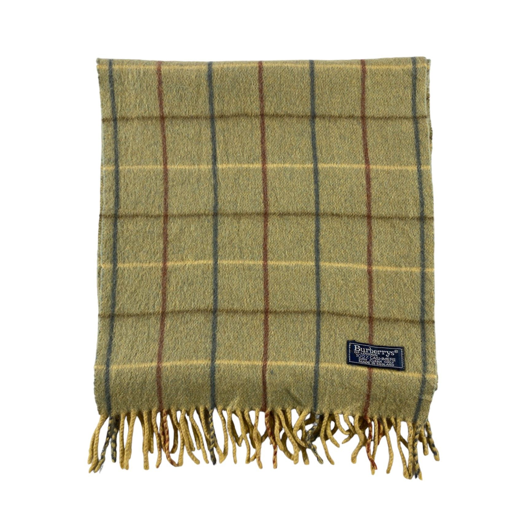 Burberry × Vintage Burberry Scarf / Muffler / Neckwear - WW1514 Size ONE SIZE - 2 Thumbnail