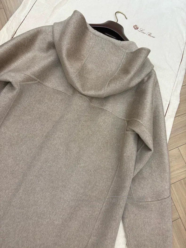 Loro Piana Loro Piana Hooded coat 100% cashmere, buttons with logo Size M / US 6-8 / IT 42-44 - 7 Thumbnail