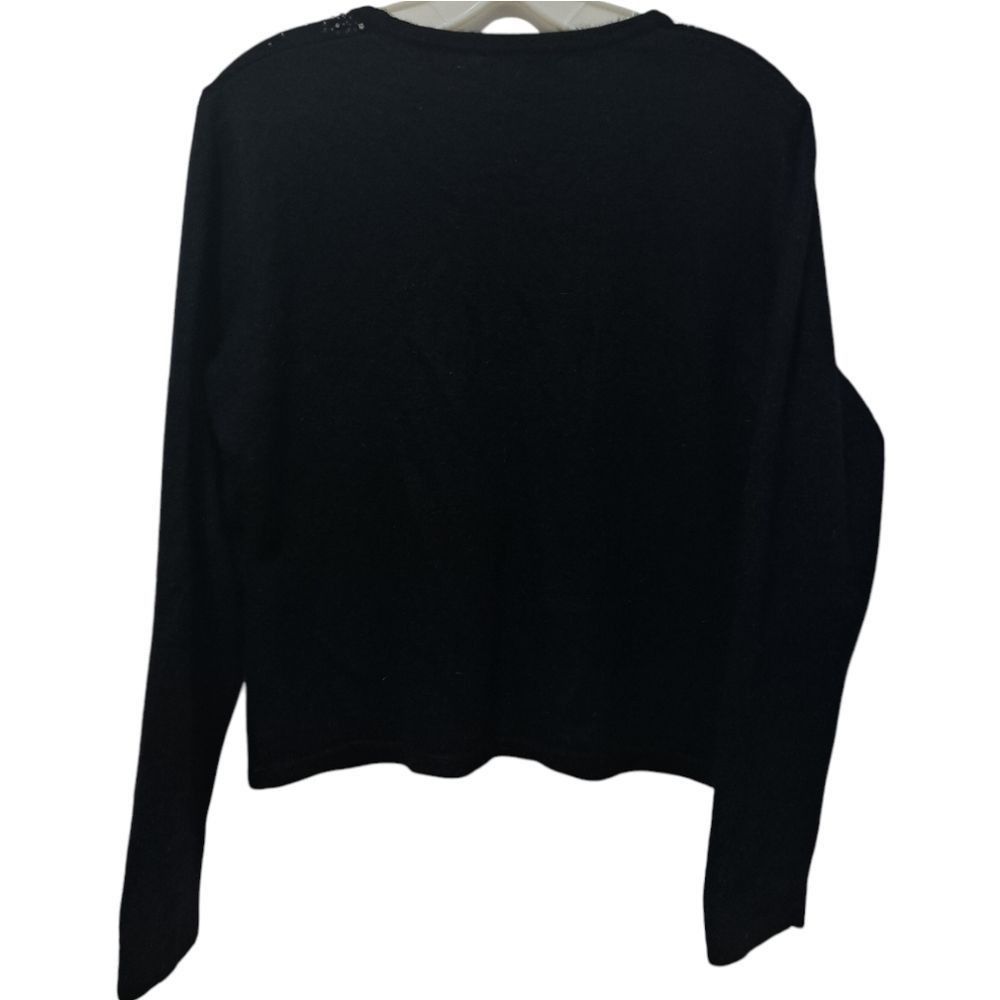 Other Avalin Angora Rhinestones Embellished Y2K Cardigan Gothic Sw Size L / US 10 / IT 46 - 3 Thumbnail