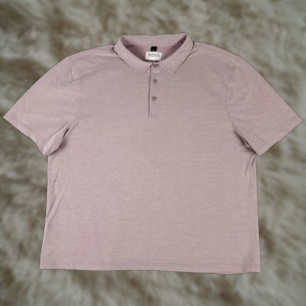 Lululemon Lululemon Shirt 2XL Red Polo Short Sleeve Golf Active Tech Mens Size US L / EU 52-54 / 3 - 1 Thumbnail