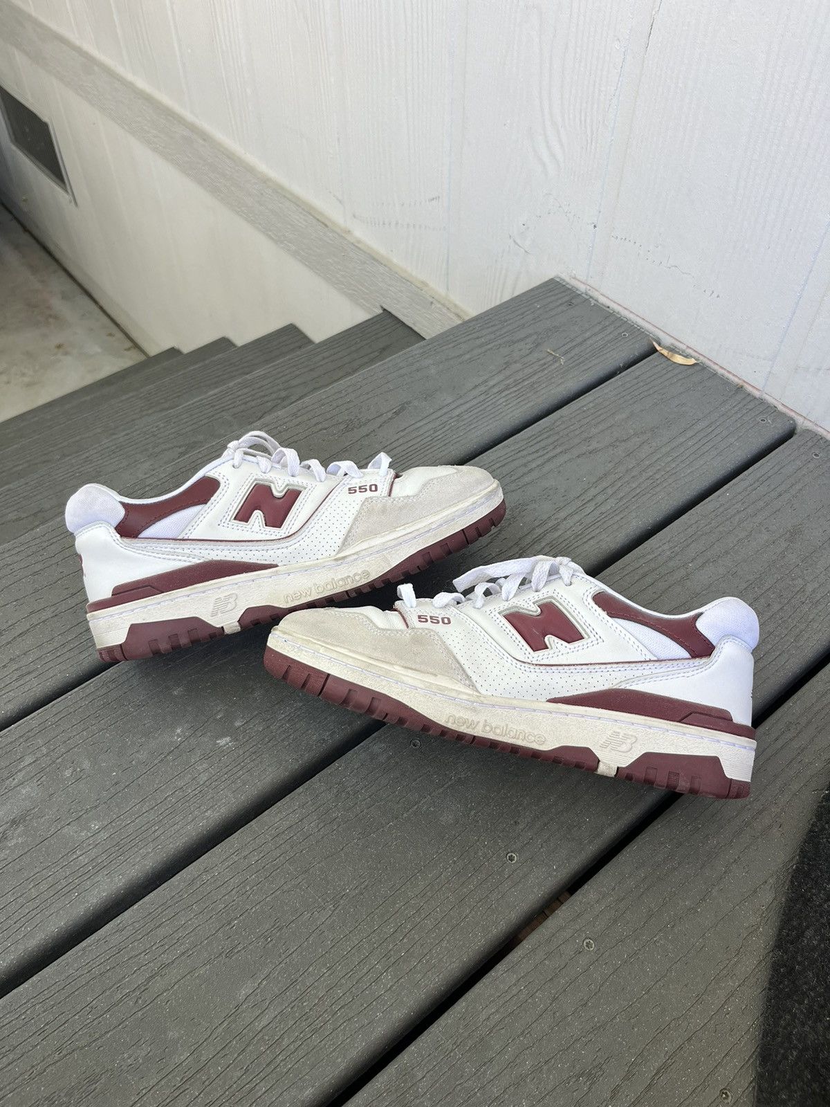 New Balance Maroon New Balance 550 Size US 8 / EU 41 - 5 Thumbnail