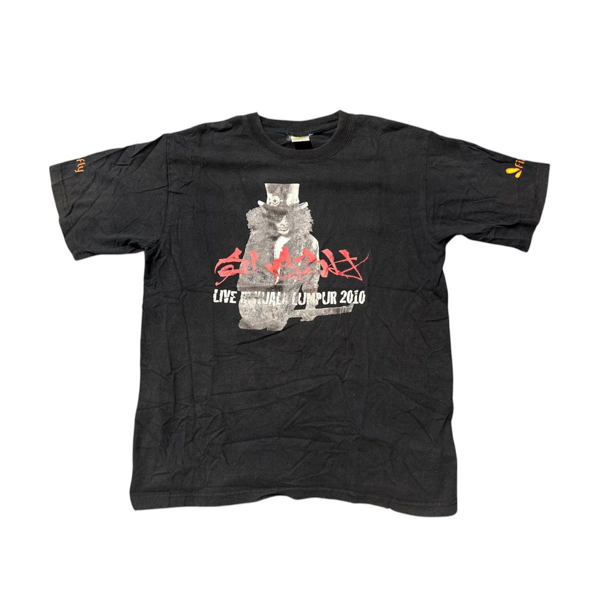 Band Tees × Guns N' Roses × Vintage Near Vintage 2000s GnR Slash Live in KL T-Shirt Size US M / EU 48-50 / 2 - 1 Thumbnail