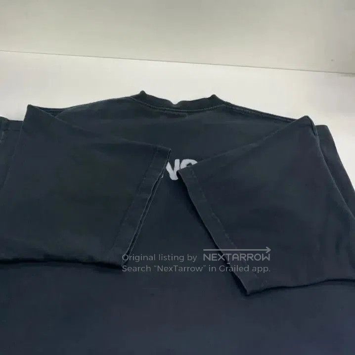 Balenciaga Black Logo Print Short Sleeve T.