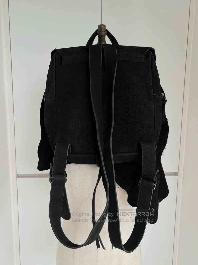 Jean Paul Gaultier Jean Paul GAULTIER Suede Embroidered Backpack. Size ONE SIZE - 4 Thumbnail
