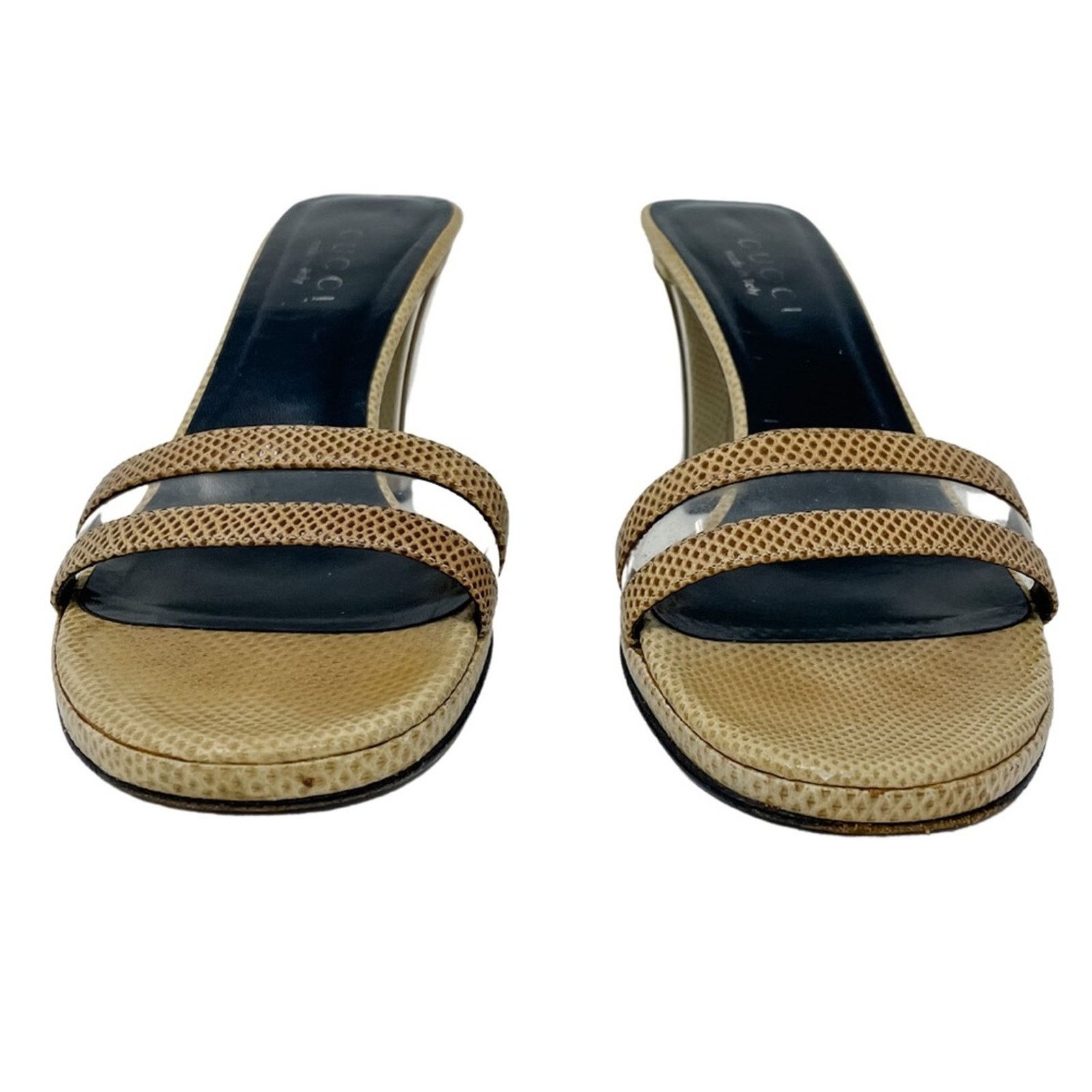 Gucci Gucci Vintage PVC Block Heel 90s/Y2K Slide Sandals size 7.5 Size US 7.5 / IT 37.5 - 3 Thumbnail