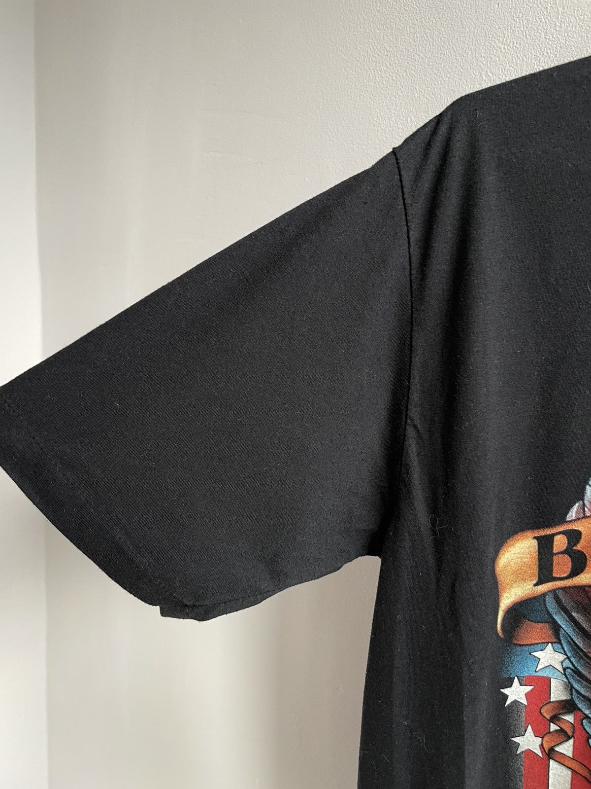 Vintage 3D EMBLEM 1990 1991 90s ROCK EAGLE BORN FREE T Shirt Tee Size US L / EU 52-54 / 3 - 4 Thumbnail
