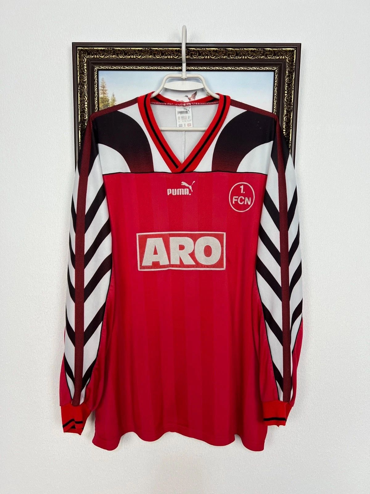 Puma Nurnberg football shirt 1995 Soccer Long Sleeve Jersey Size US XL / EU 56 / 4 - 1 Thumbnail
