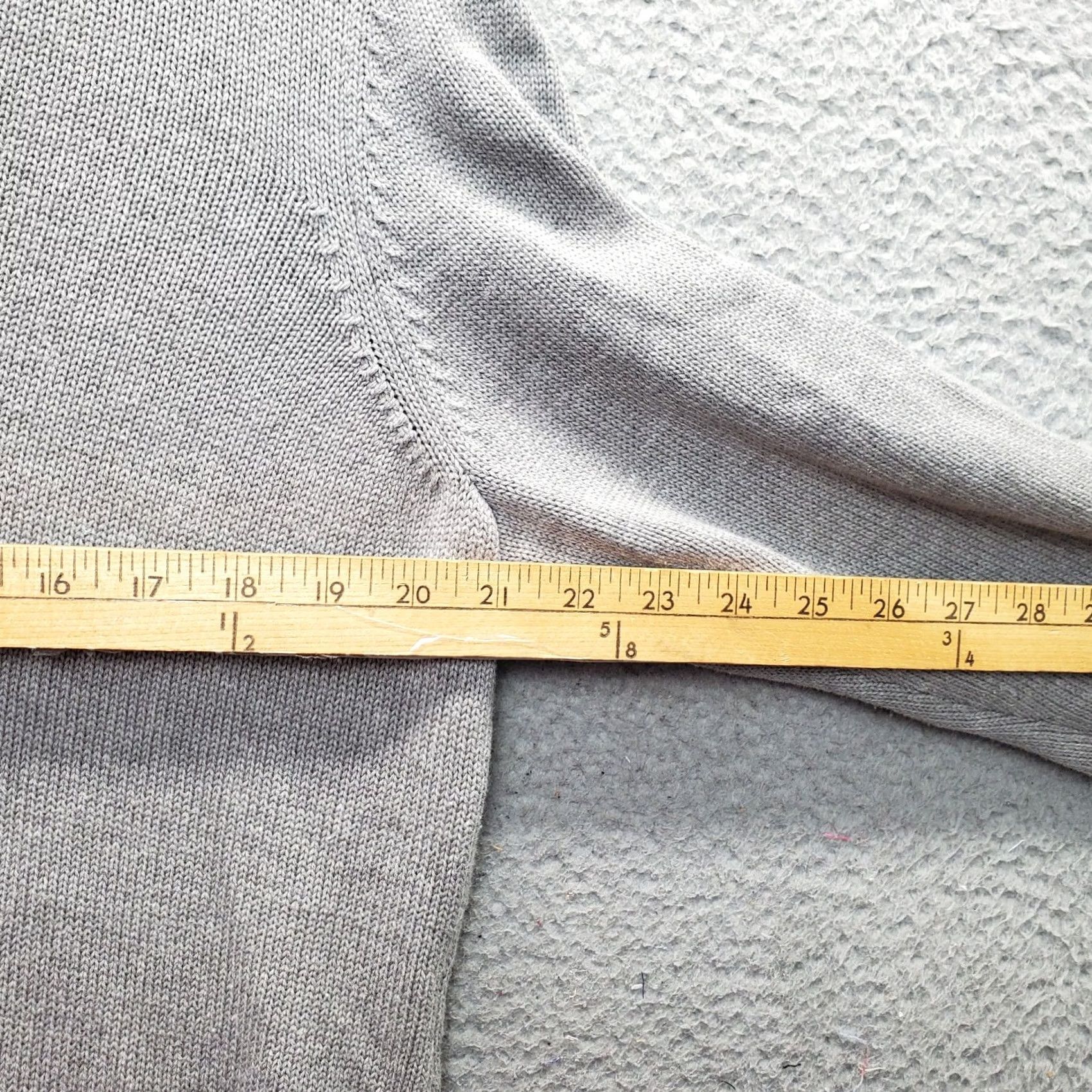 Calvin Klein Calvin Klein Pullover Sweater Womens XL Gray Cotton Knit Long Sleeve Cowl Neck Size XL / US 12-14 / IT 48-50 - 6 Thumbnail