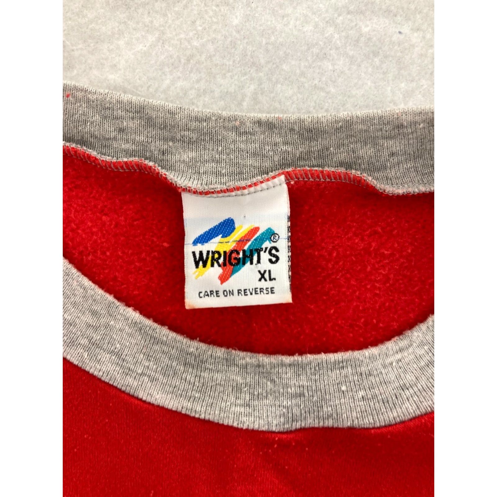 Vintage VTG Wrights Sweatshirt Womens XL Red Casual USA MADE Size XL / US 12-14 / IT 48-50 - 4 Thumbnail