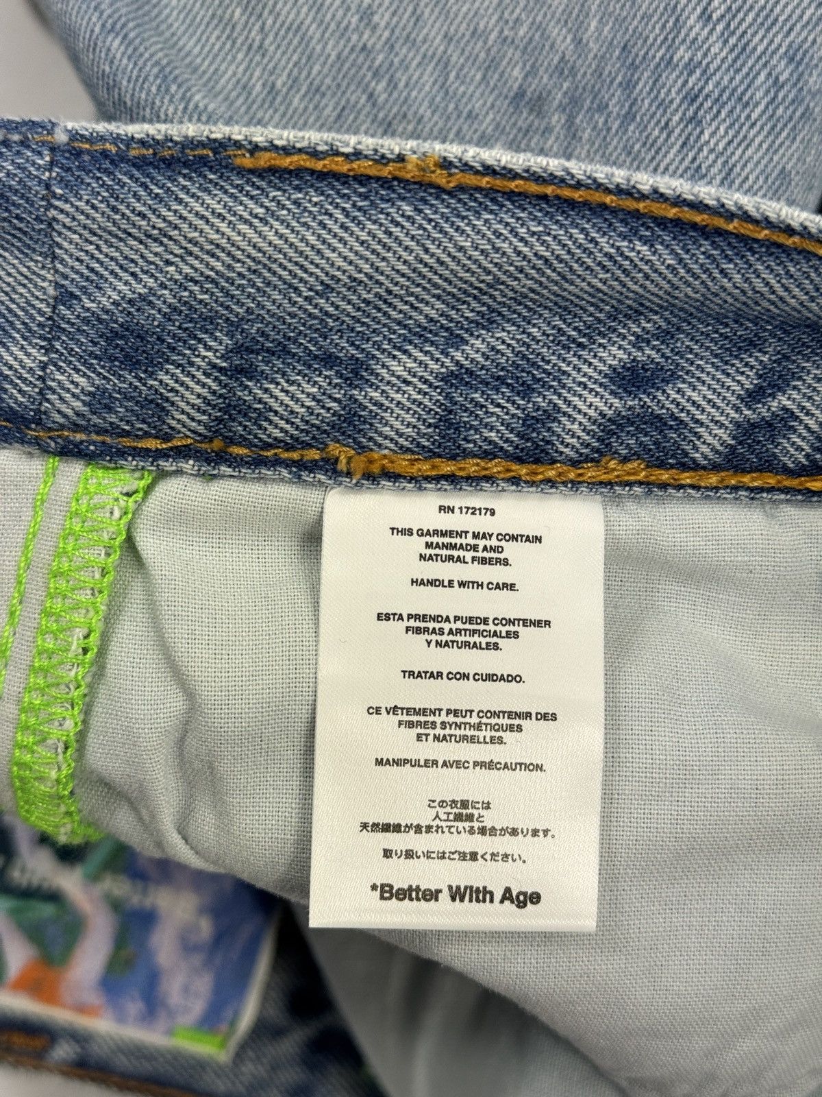 Better With Age GENTLEMENT’S TRIPLE WIDE LONG DENIM SHORTS Size US 32 / EU 48 - 6 Thumbnail