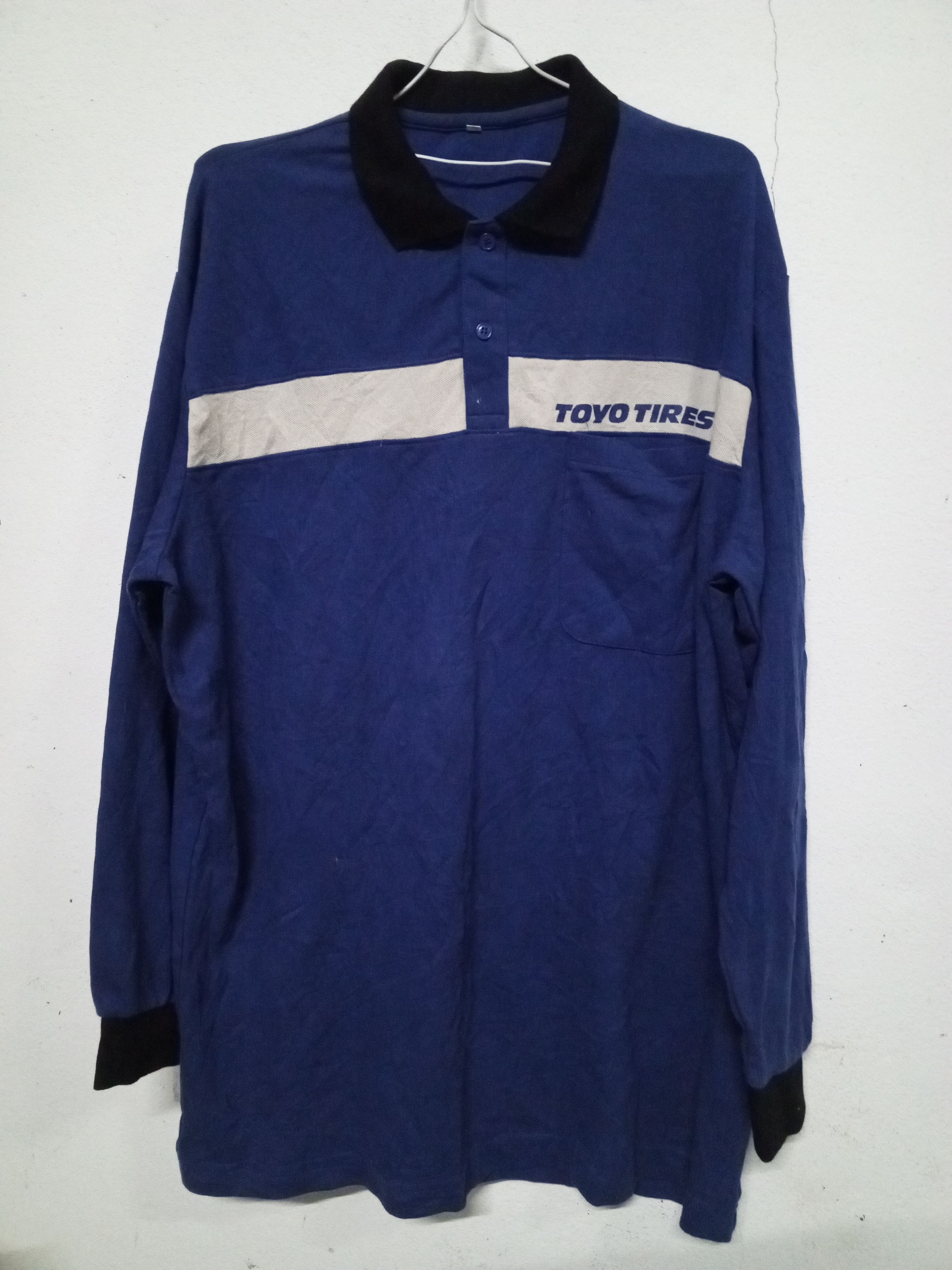 Japanese Brand TOYO TIRES LONG SLEEVE Size US L / EU 52-54 / 3 - 1 Thumbnail