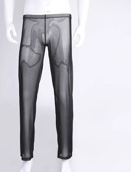 Other Japanese Jean Paul Gaultier Style Black Sheer Mesh Pants Size 26" / US 2 / IT 38 - 4 Thumbnail