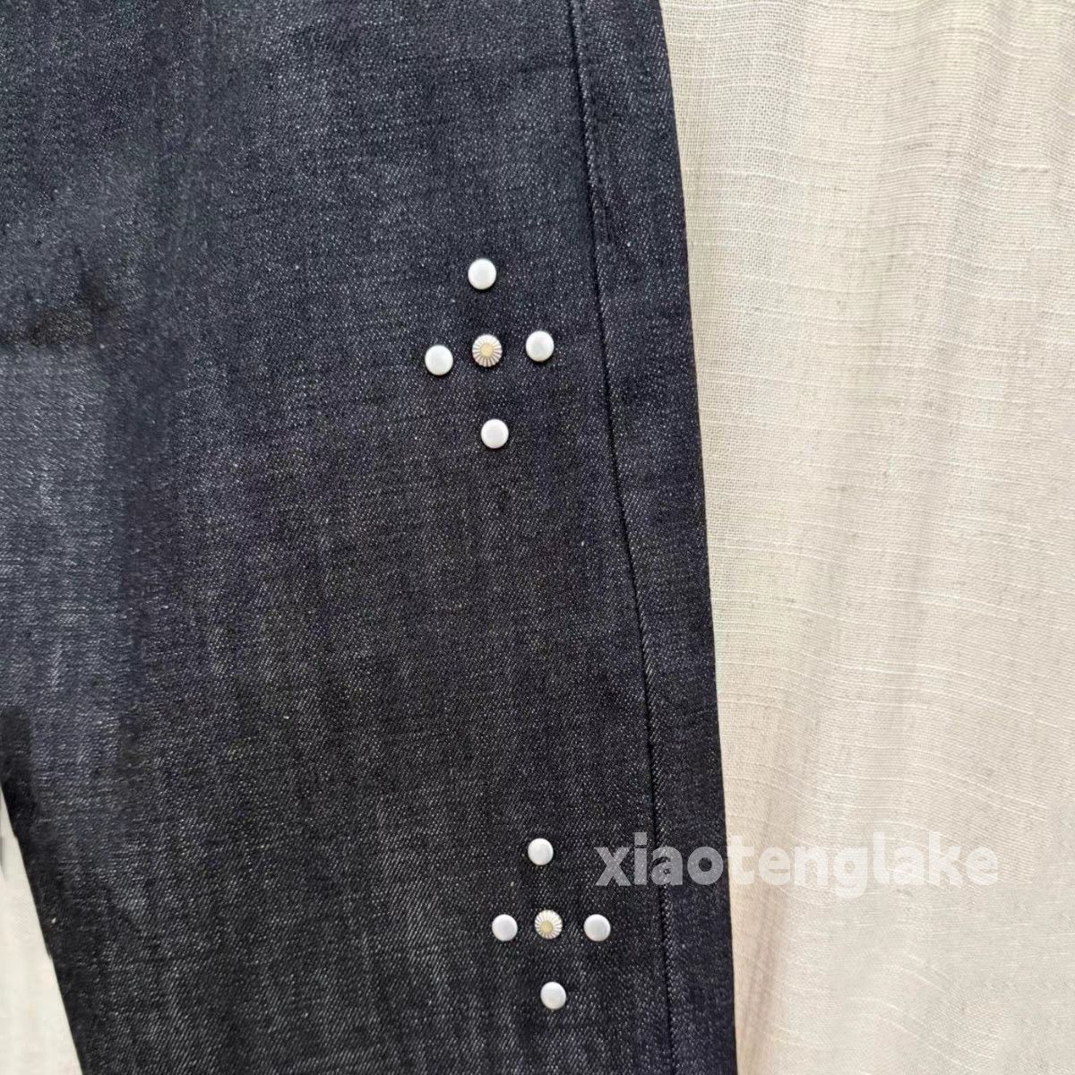 Jean otl junyawatanabe Prada style rivet loose flared jeans Size US 28 / EU 44 - 3 Thumbnail