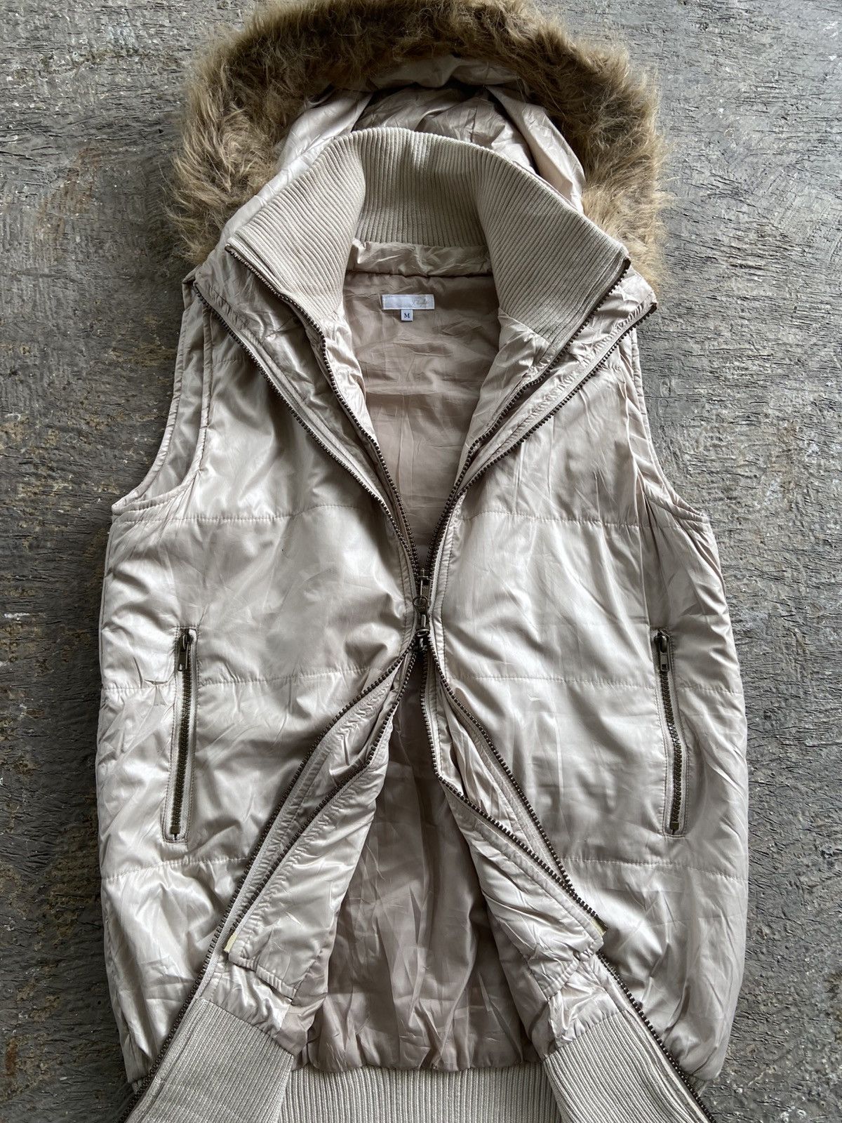GOA 2000s X’tyle - Vkei GOA Style Double Multi Zip Fur Vest Size US M / EU 48-50 / 2 - 6 Thumbnail