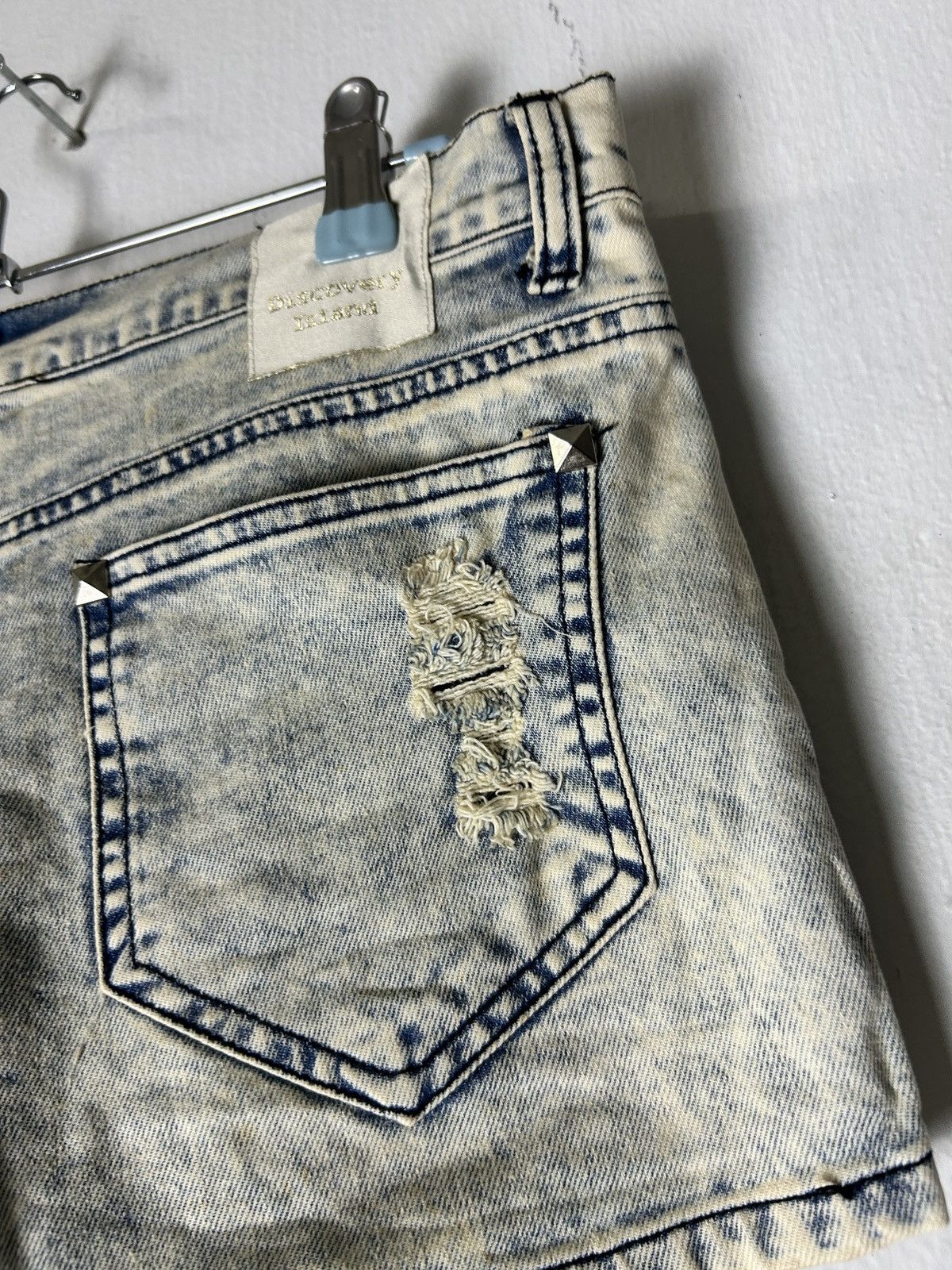 If Six Was Nine Discovery island Short Skirt Jeans Uk Flage Punk Style Size 30" / US 8 / IT 44 - 6 Thumbnail