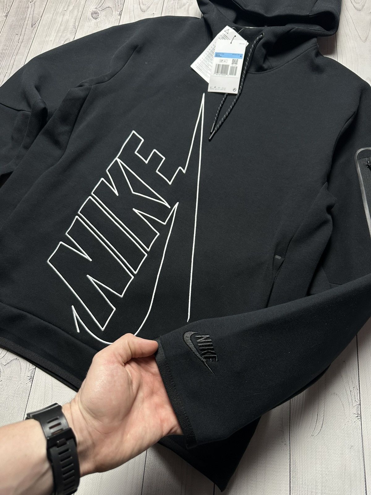 Nike Nike tech fleece hoodie big logo rare size M,L Size US M / EU 48-50 / 2 - 3 Thumbnail
