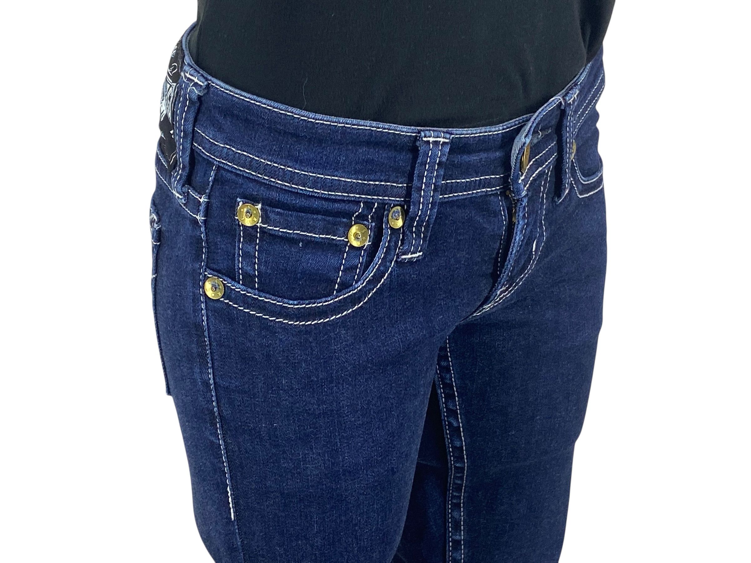 Japanese Brand Low Rise Skinny Jeans Size 26" / US 2 / IT 38 - 4 Thumbnail