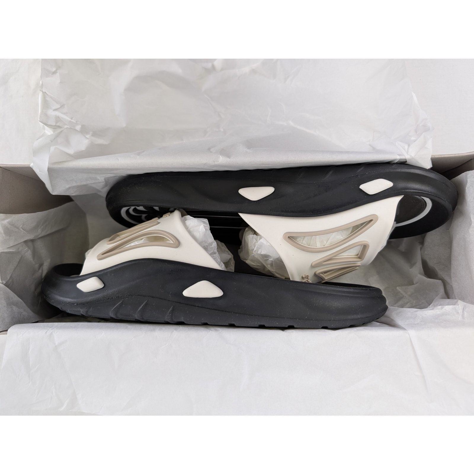 Palm Angels o1rshd1 Modular Slide in Black/White Size US 13 / EU 46 - 16 Thumbnail