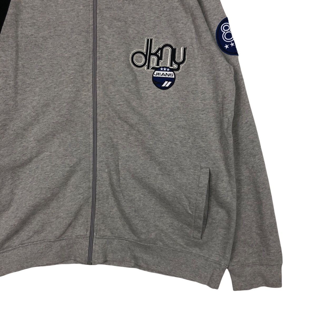 DKNY × Vintage Vintage DKNY Sweater Light Jacket 90s Collection Size US L / EU 52-54 / 3 - 4 Thumbnail
