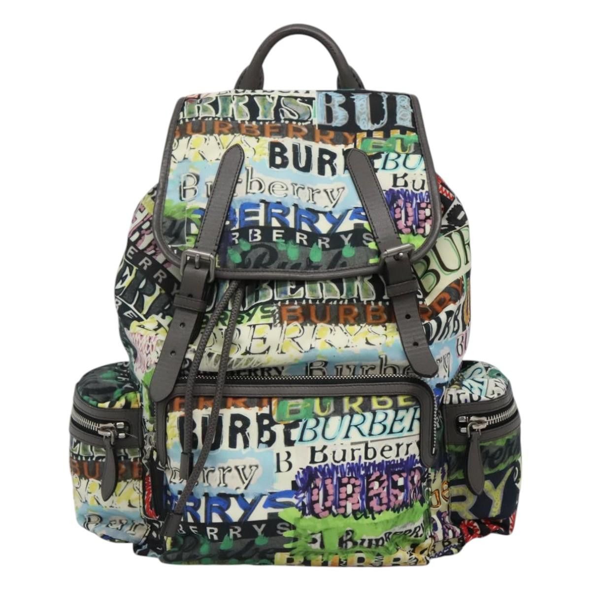 Burberry Multicolour Synthetic Backpack Bag (Pre-Owned) Size ONE SIZE - 1 Thumbnail