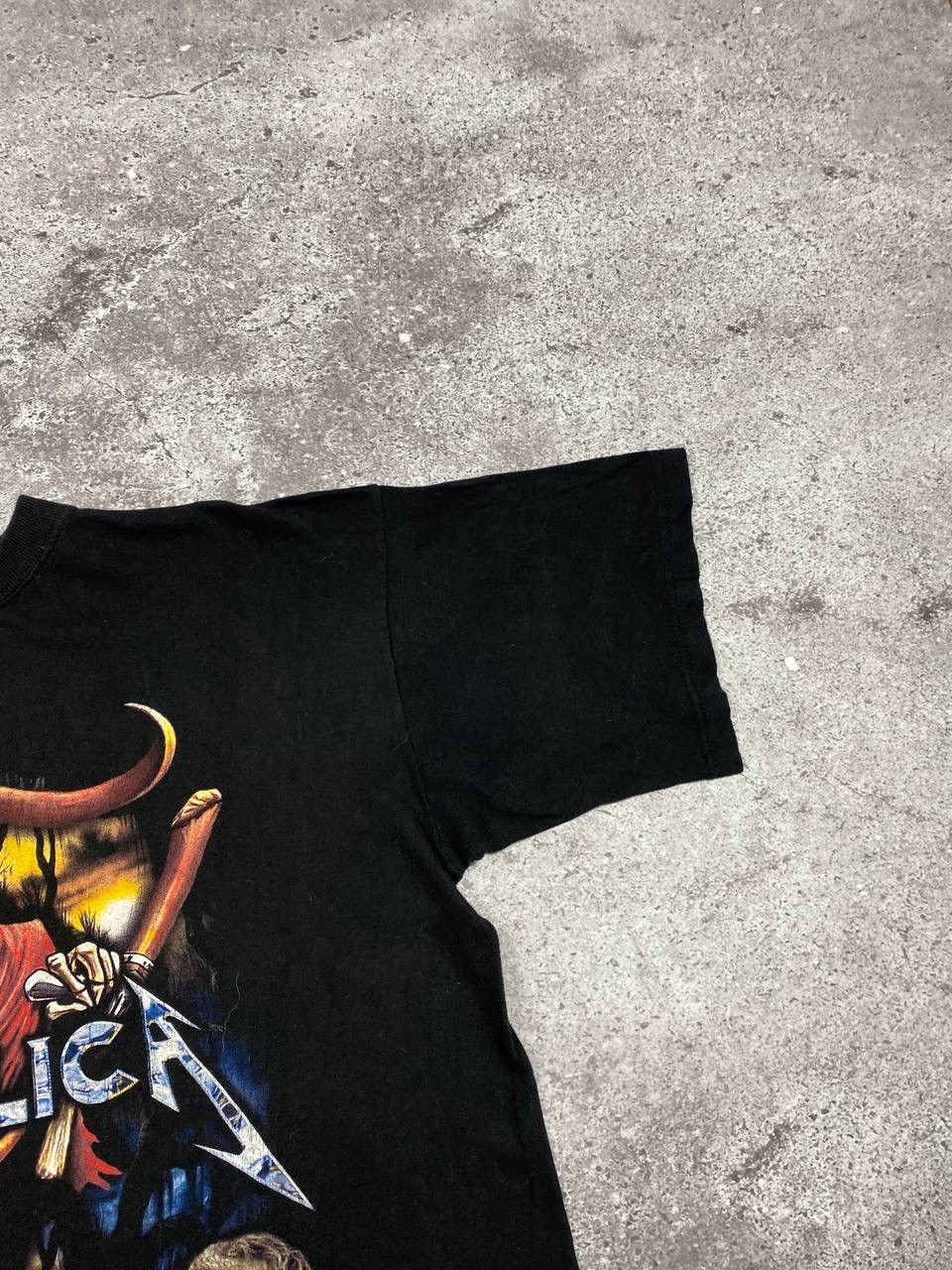Band Tees 90s Metalicca Vintage Rock Band Croped T Shirt Size US M / EU 48-50 / 2 - 4 Thumbnail